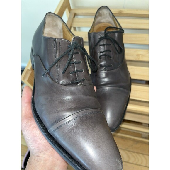 Antonio Maurizi Brown Leather  Split Toe Oxfords‎ Shoes Size 42 Excellent main image 6